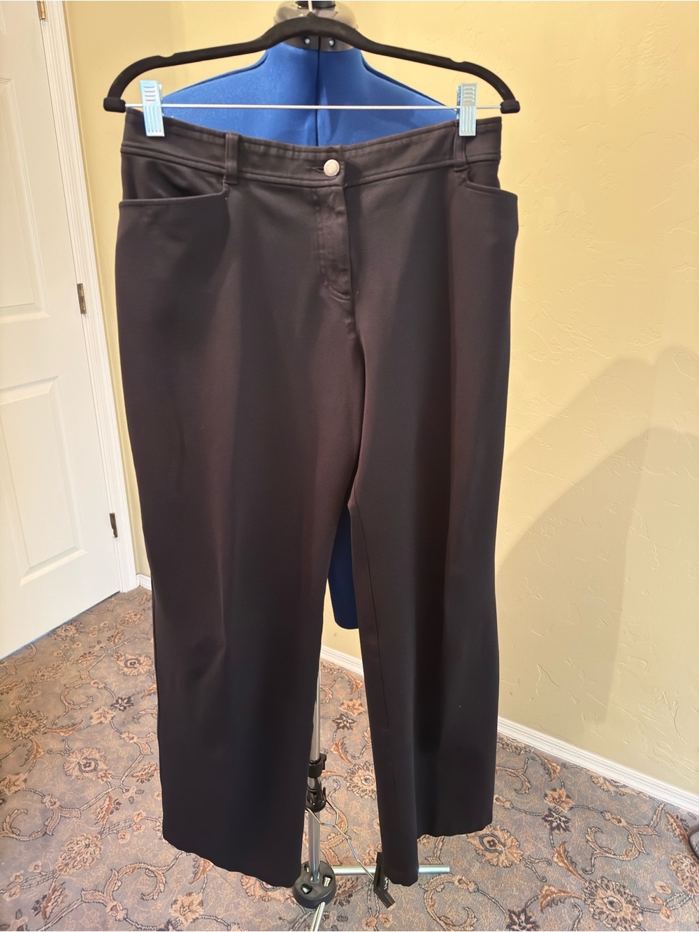 Black Wide Leg Eileen Fisher Pants